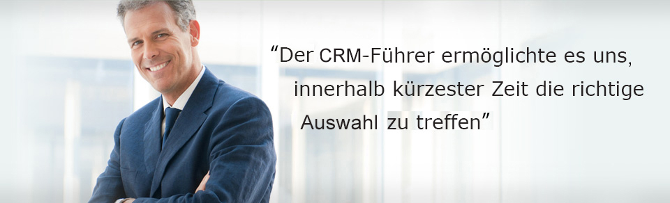 CRM-Führer machte es uns möglich, innerhalb kurzer Zeit Paket richtige Wahl.